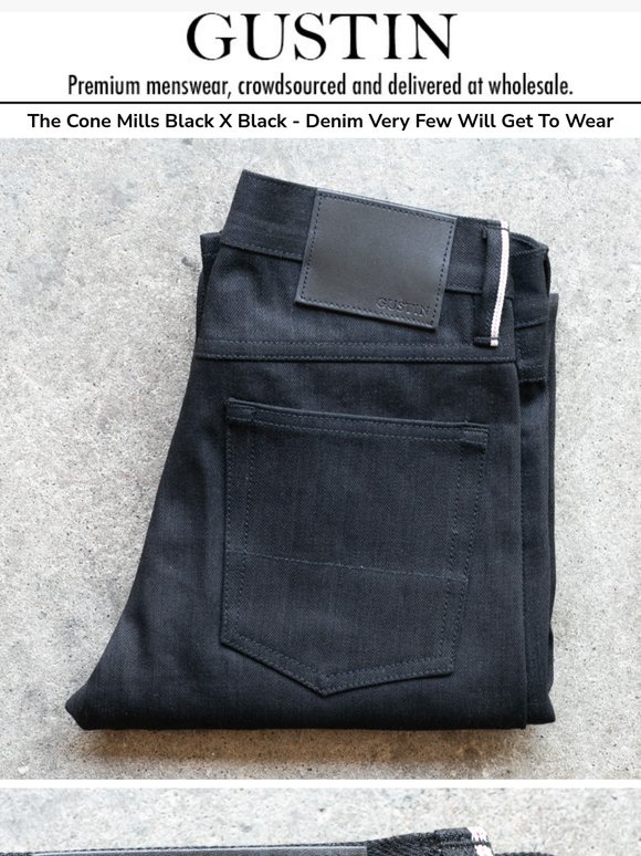 Ultra Rare - Cone Mills Black X Black Selvedge | Fresh Heavy Ringer T-Shirts