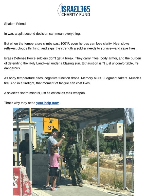 —, this Cool Collar could save an IDF soldier’s life