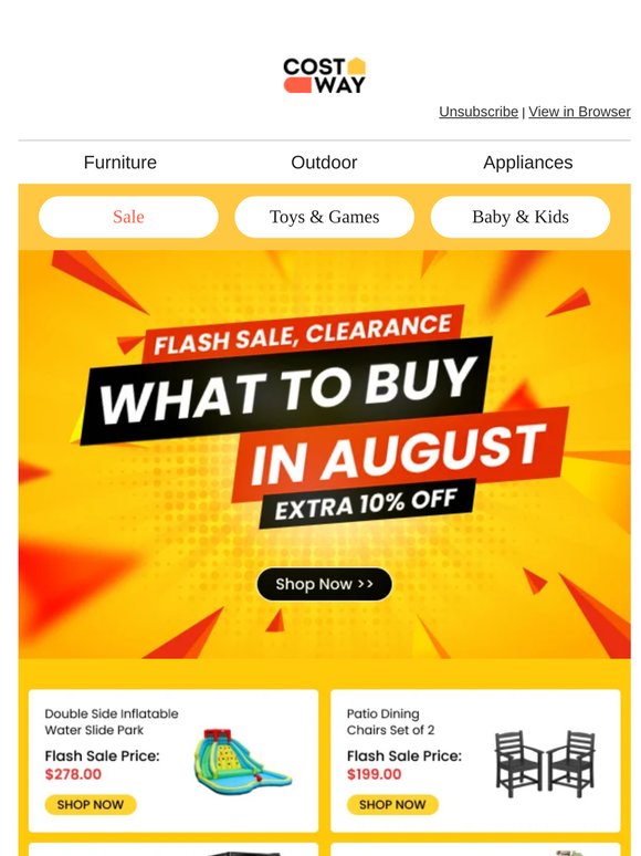 🔥 What to Buy in August | Flash Sale, Clearance & Extra 10% OFF