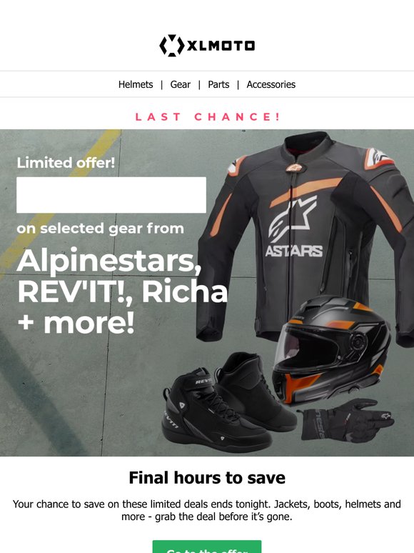 Last chance: up to 60% off on top brands ends tonight!