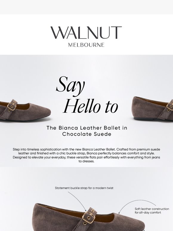THE BIANCA BALLET | NOW IN CHOCOLATE