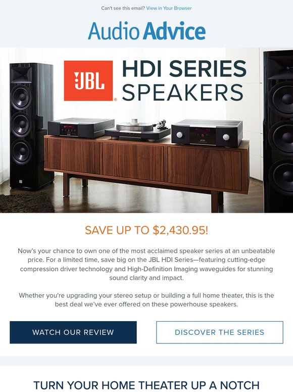 ⭐ JBL HDI Series Speaker - Save up to $2,430!