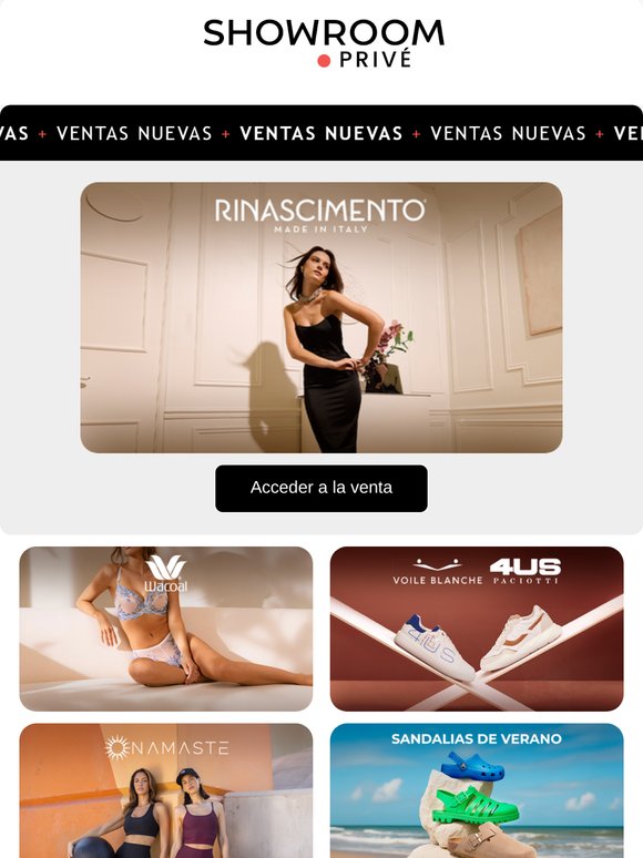 RINASCIMENTO, DIAMOND & CO, WACOAL y 7 ventas más ya en línea