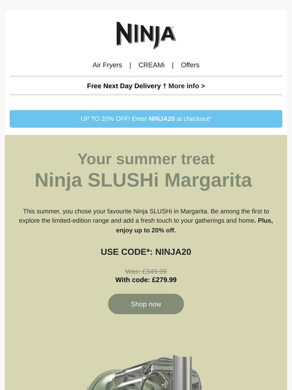 Make Summer Pop with Ninja SLUSHi 💚