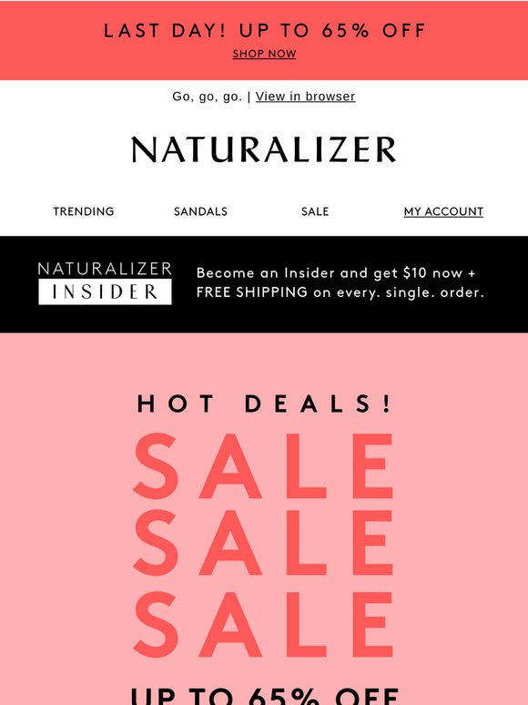 FINAL HOURS for up to 65% off