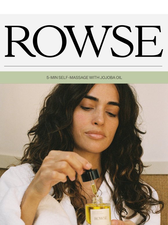 5-min self-massage with Jojoba Oil 💆‍♀️