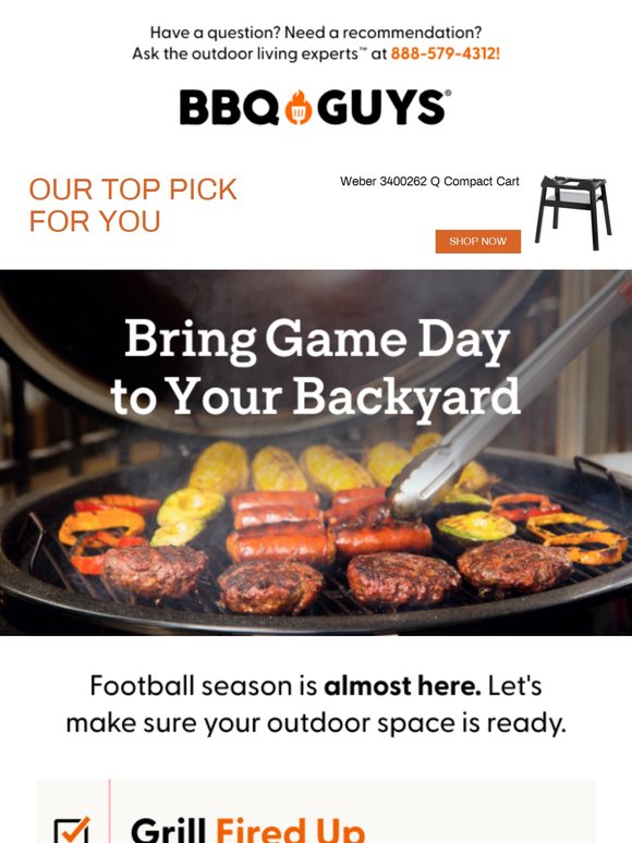 Your at-home tailgate playbook 🏈📓