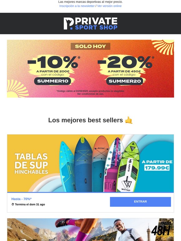 ☀ El buen tiempo nos trae ofertones ☀ -20% extra.