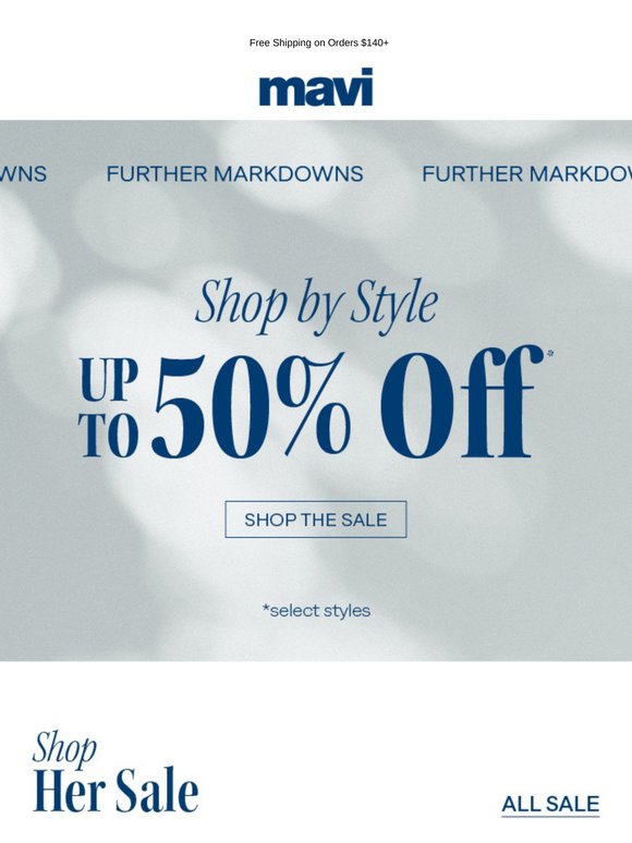 Up to 50% Off Best-Loved Fits