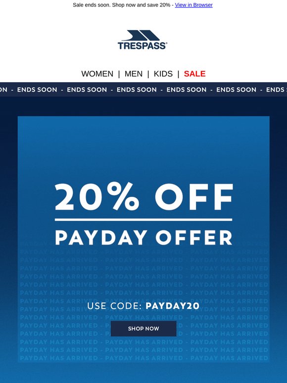 Don't Miss Out | Payday Sale