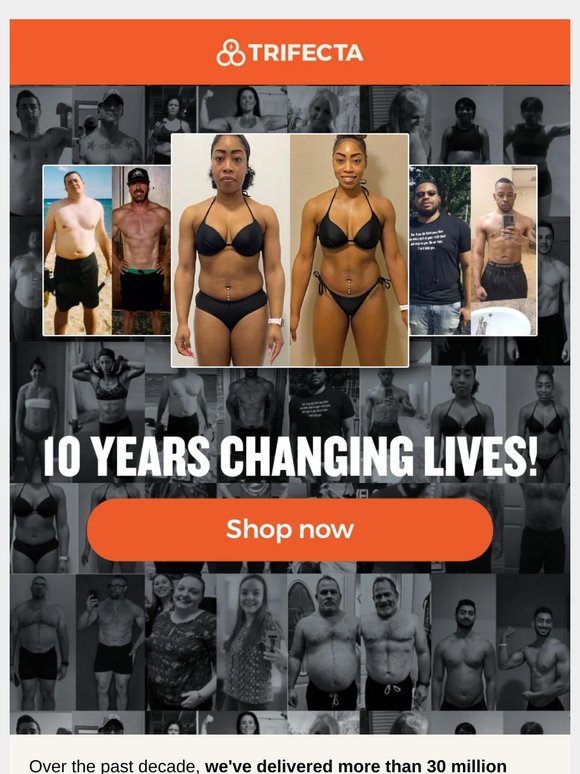 10 years changing lives! 💪