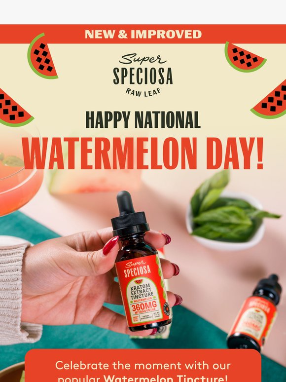 Celebrate National 🍉 Day With Watermelon Tincture!