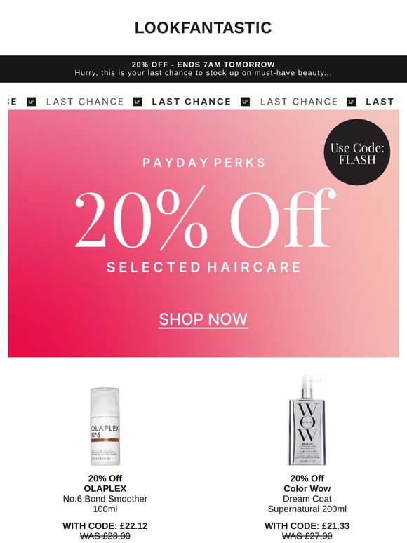 Haircare Sale | 20% Off Color Wow, Aveda & More