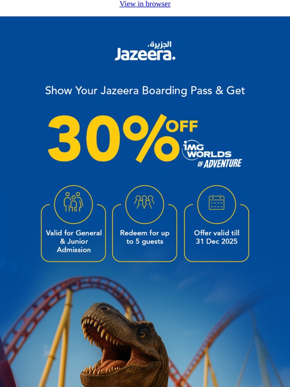Jazeera boarding pass advantage