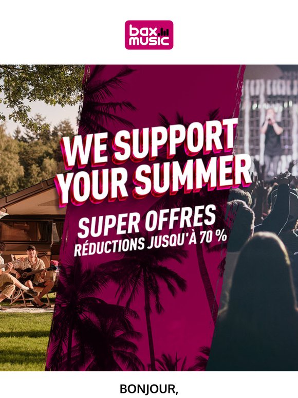 We Support Your Summer