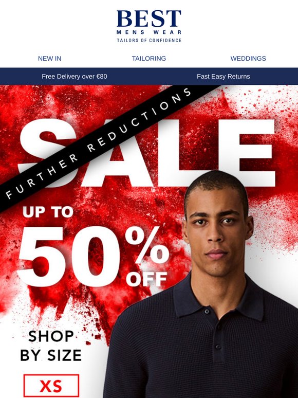 Your Size, Your Sale – Now Even Further Reduced