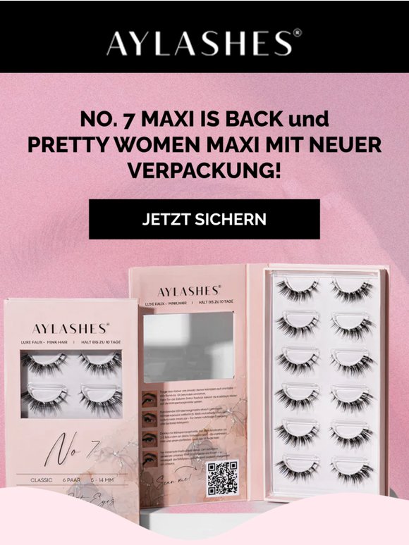 📢No. 7 Maxi wieder da & Pretty Women Maxi im neuen Look!