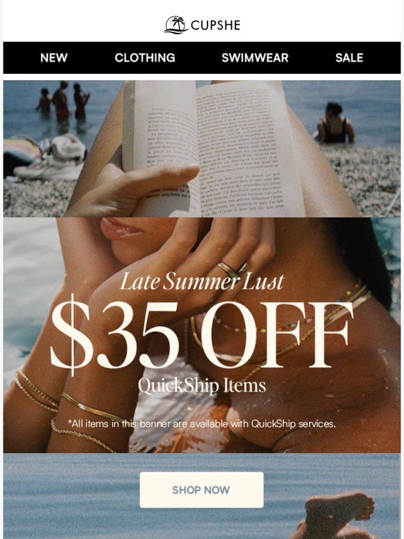 Faster Shipping. $35 Off. No Excuses.