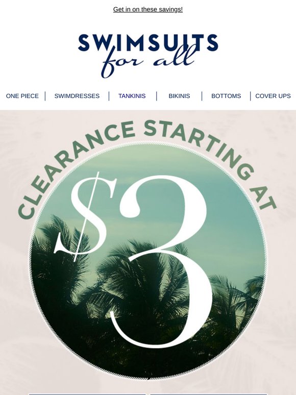 Clearance Starting At $3
