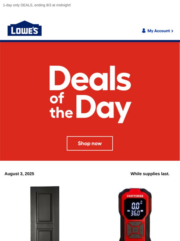 Time’s almost up! Shop these deals QUICK.