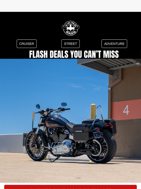 Hey bc 🏍️ Sturgis Sale Ends Soon ⏰ + Flash Deals You Can’t Miss
