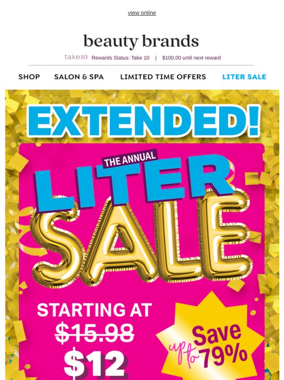 🎉 EXTENDED: The Annual Liter Sale!