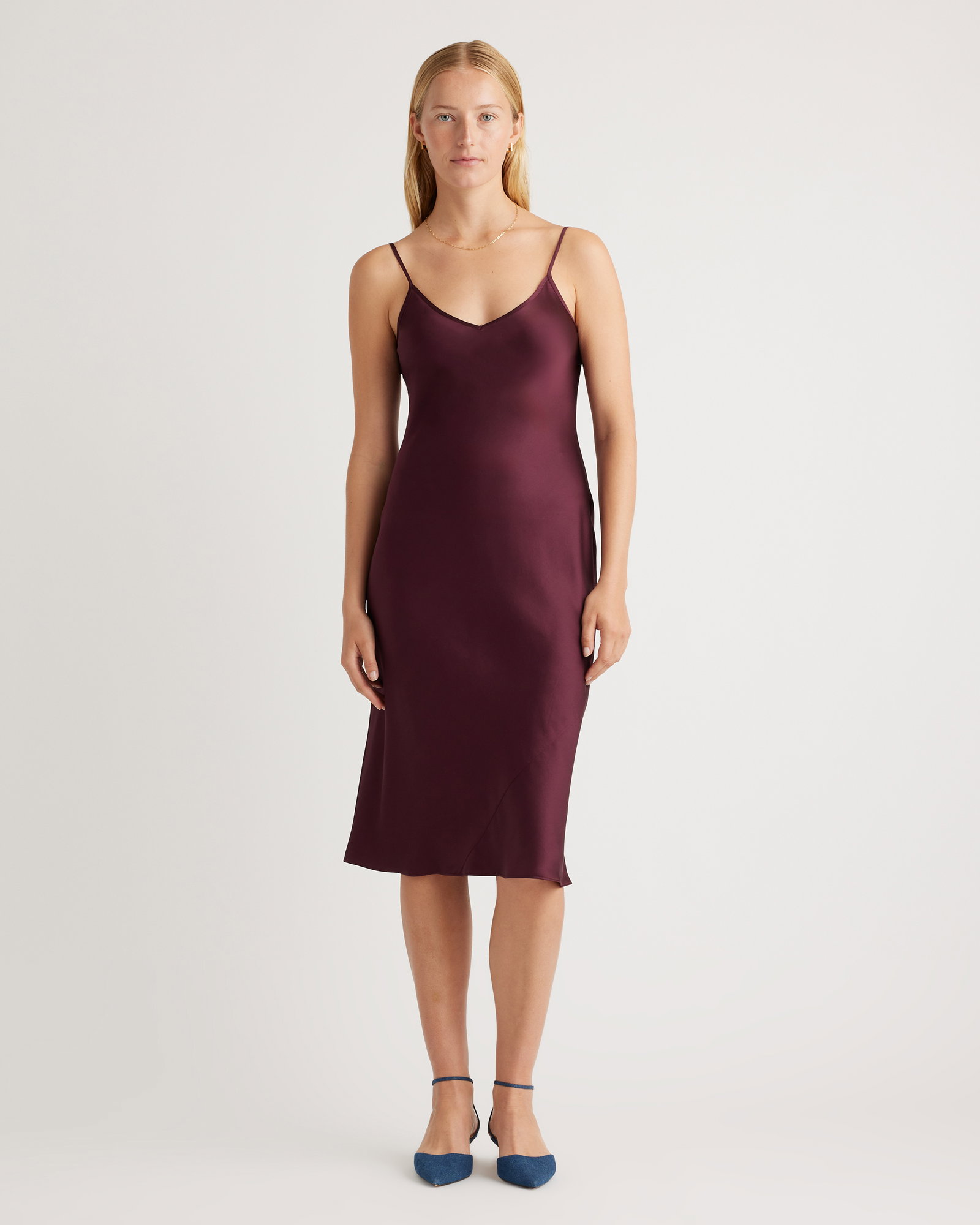 100% Washable Silk Slip Dress