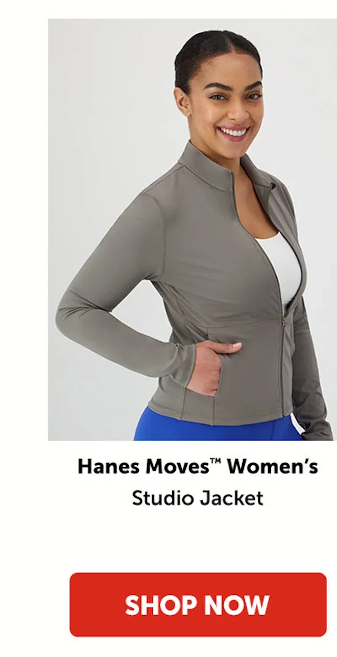 Hanes Moves Women’s Studio Jacket