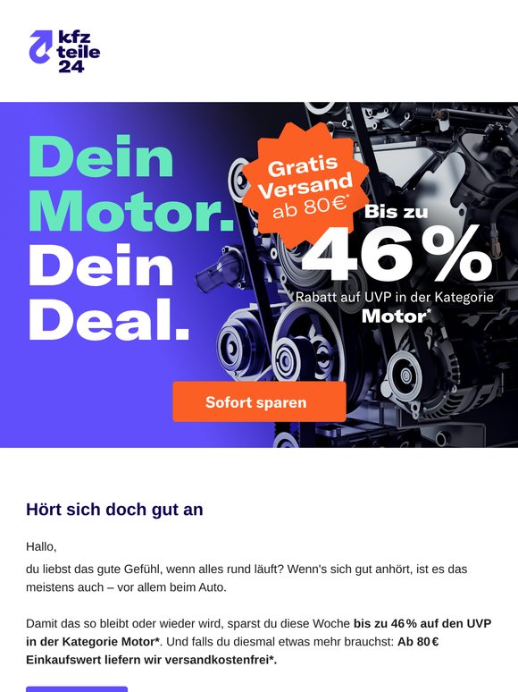 Dein Motor. Dein Deal.