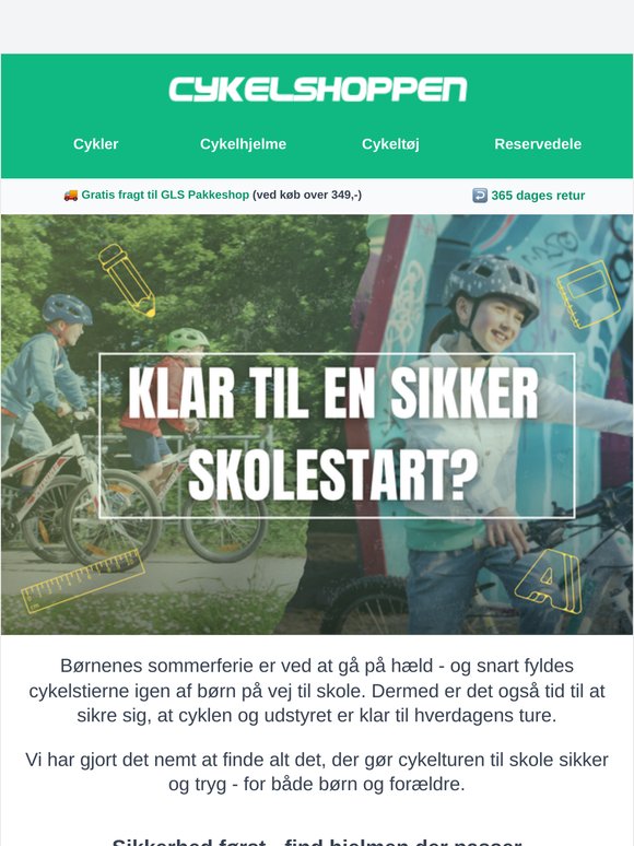 Klar til en sikker skolestart? 🎒