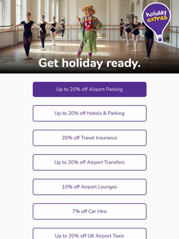 Your Airport Parking discount is inside
