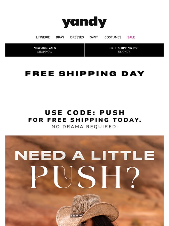 💌 She's Not Done! Free Shipping Extended.