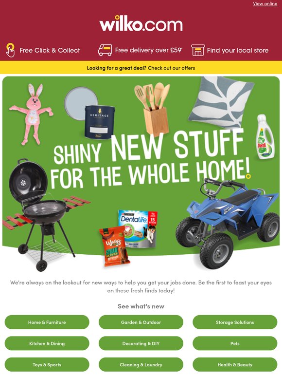 This just in 📢 Brand-new stuff inside!