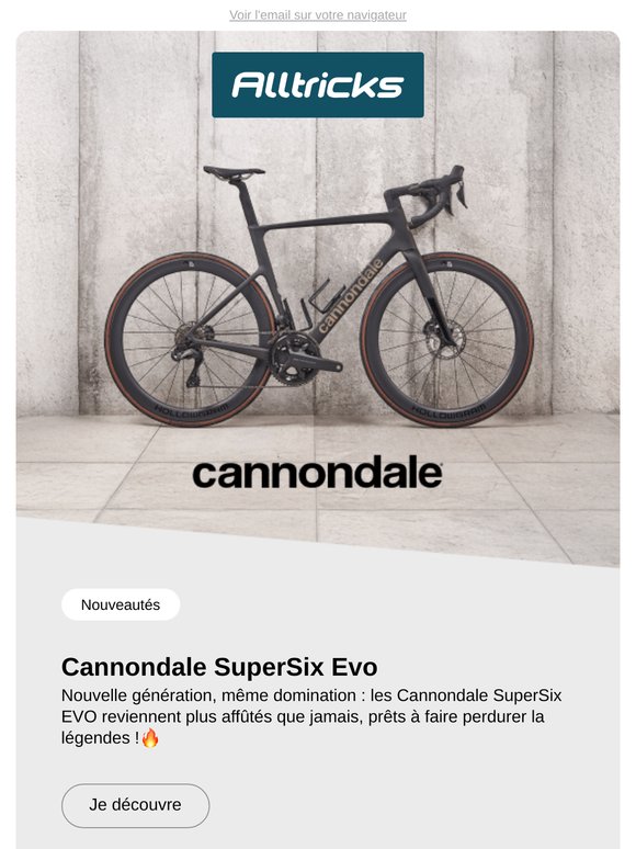 Cannondale SuperSix Evo : la légende continue !