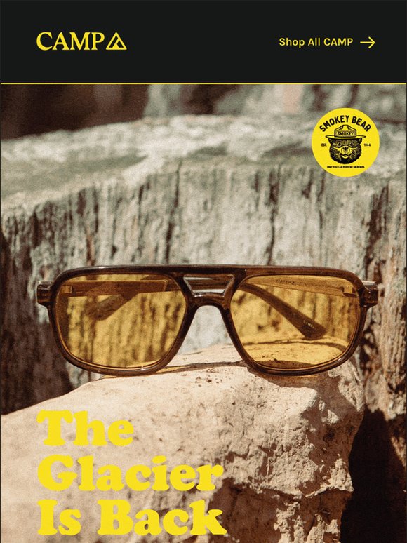 BACK IN STOCK: Glacier Smokey Bear🌲🐻
