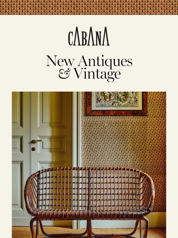 Just In: Rare Bonacina & Vintage Wicker Finds