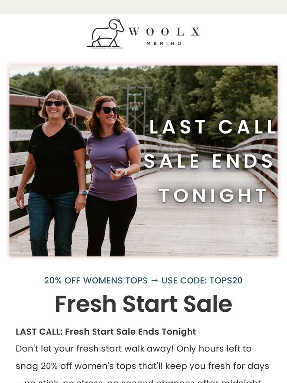 ⚠️ Midnight deadline: 20% Off Ends At Midnight!