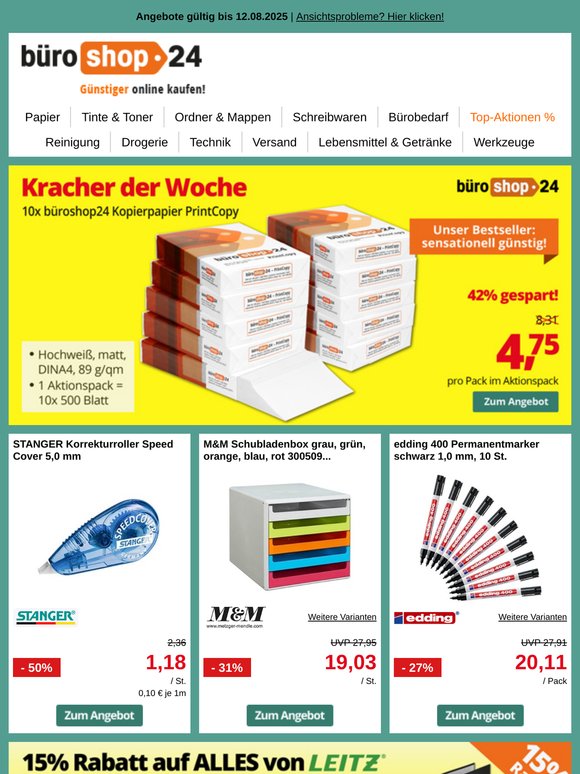 ✔ Spar-Alarm: Aktionskracher bis zu 50% reduziert, Herr —!