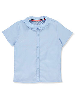 French Toast Girls’ S/S Peter Pan Fitted Shirt