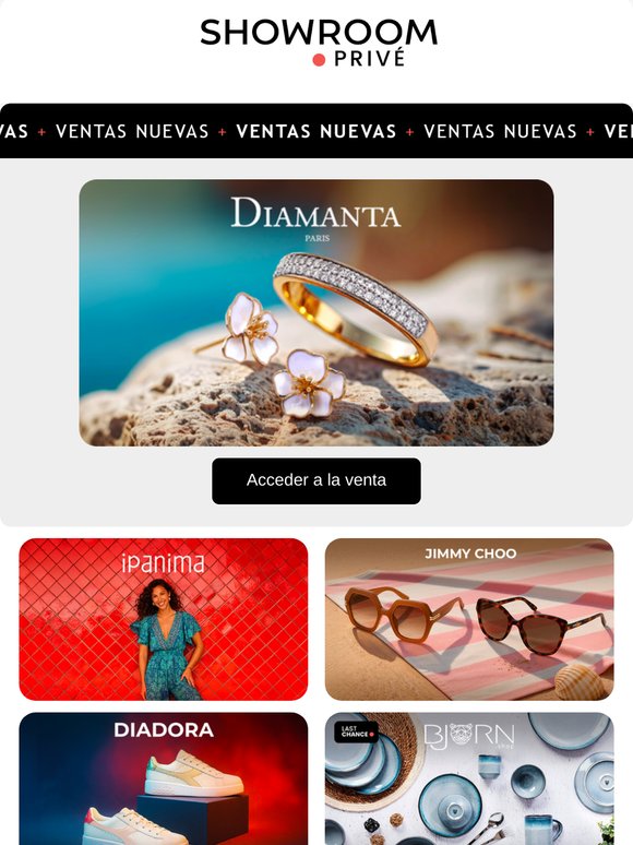 DIAMANTA, GAS JEANS, IPANIMA y 7 ventas más ya en línea