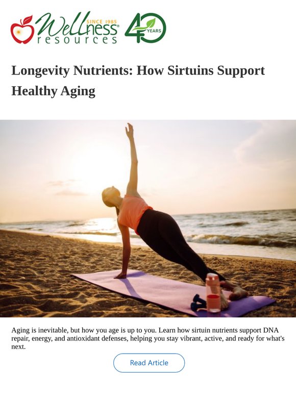 How Sirtuins Support Healthy Aging