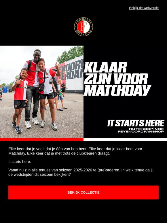 Ben jij klaar voor matchday?