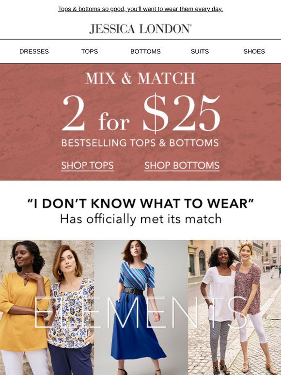 ☀ Hot Days, Cool Savings: 2 For $25 Outfits!