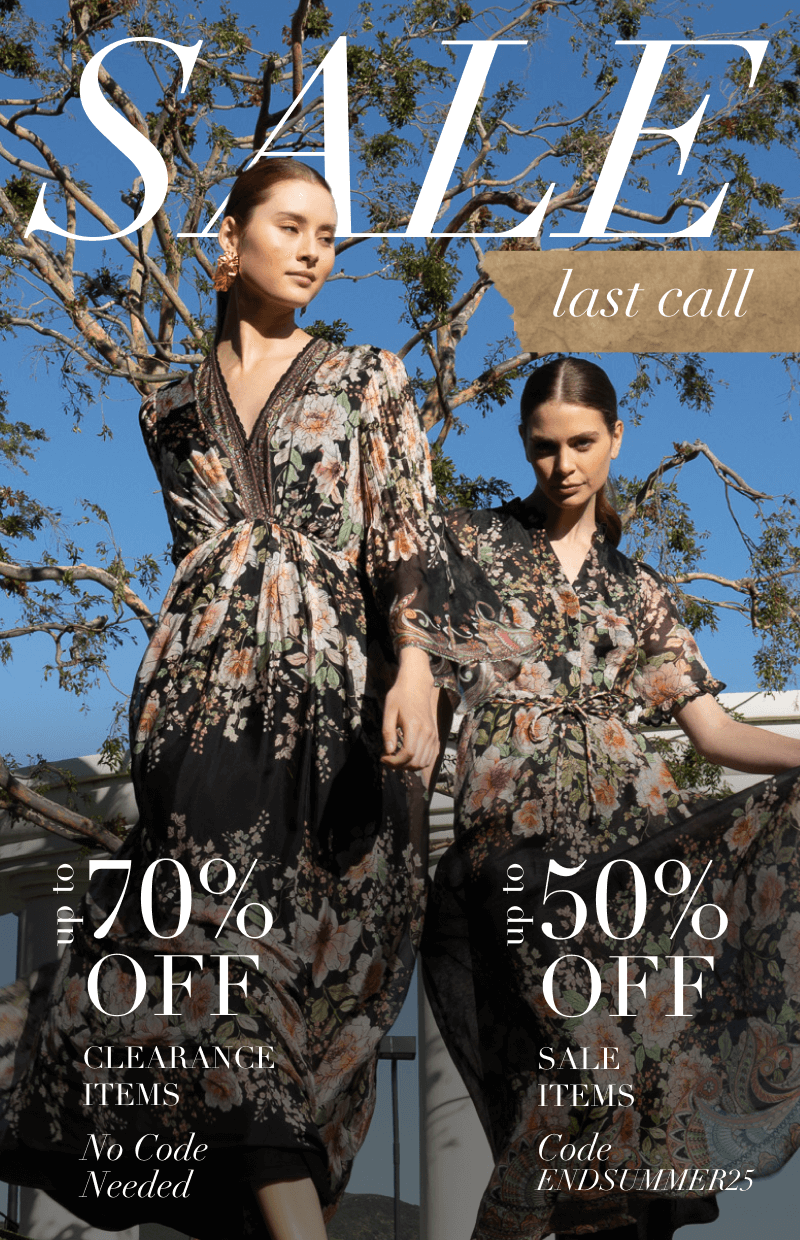 Sale. up to 70%  OFF Clearance items. No code needed & up to 50% off sale items code ENDSUMMER25