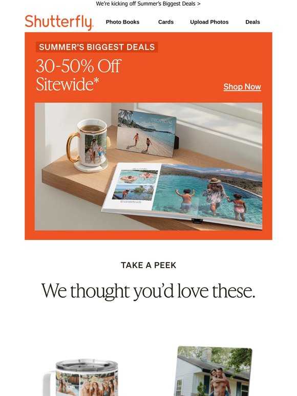 🧡 Take up to 50% off everything (Yes, everything!)