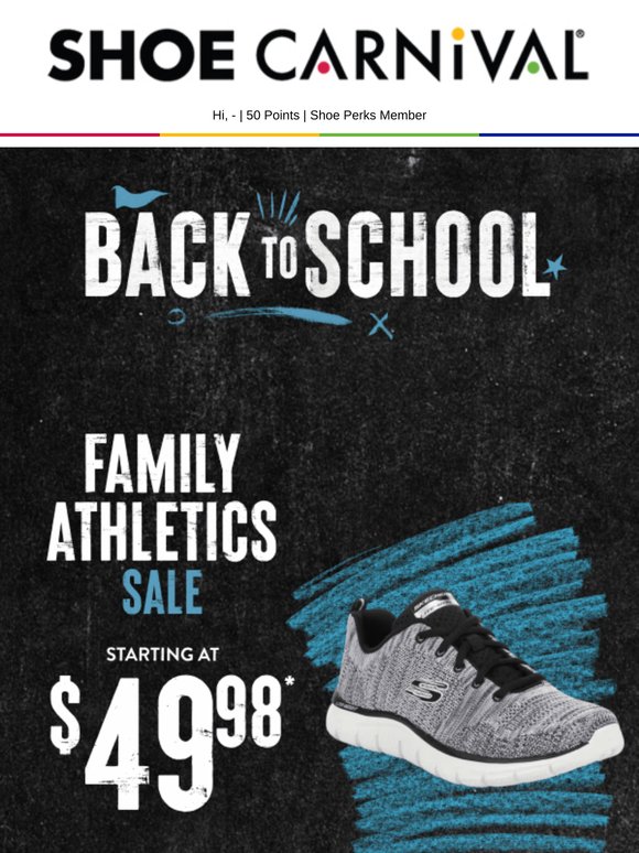 BIG savings on family athletics starting at $49.98