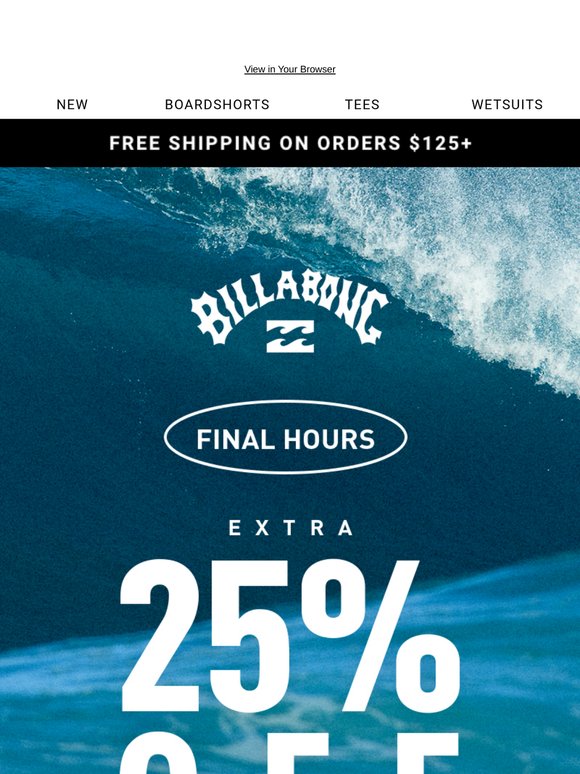 Last Day For 25% Off Sale!
