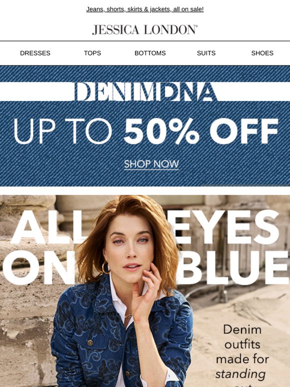 Up to 50% Off Your Go-To Denim 💙