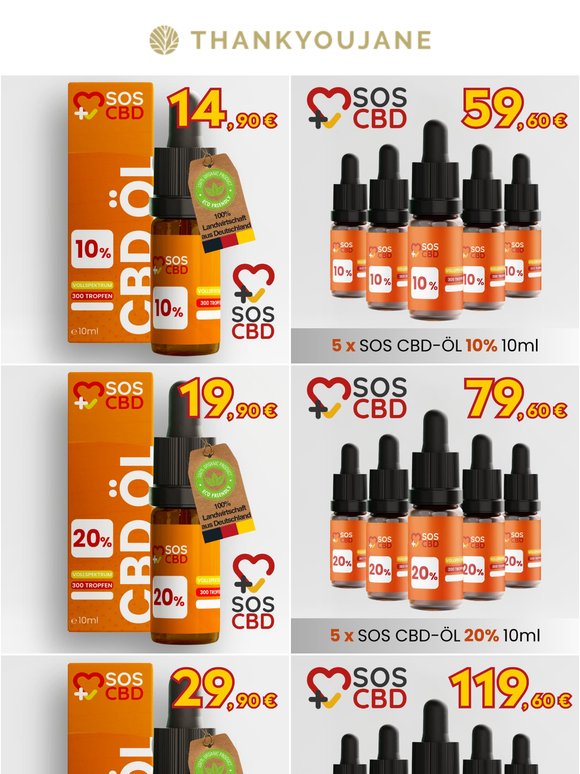 ✅ CBD-ÖL zum SPARPREIS