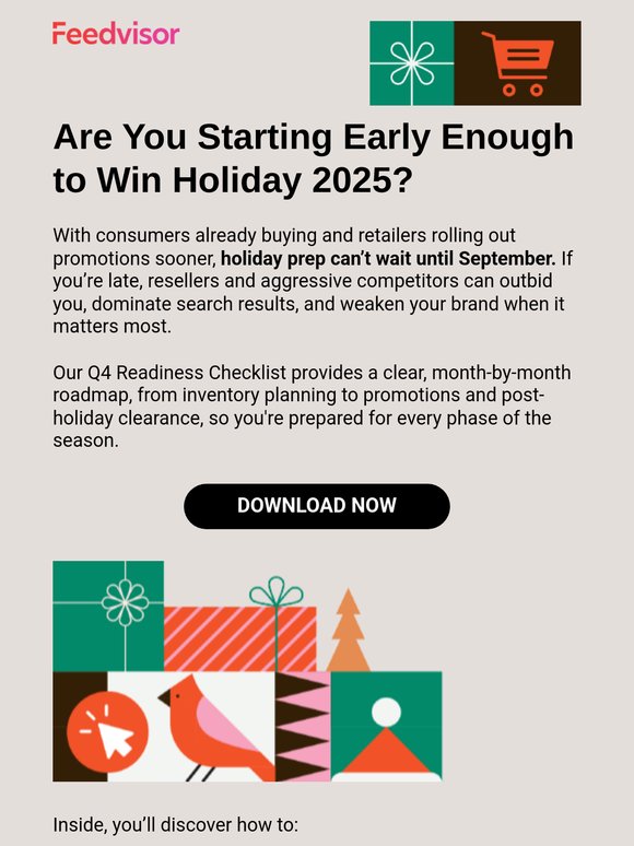 [Checklist] Want to Win the Holiday Season? Start Sooner Than You Think
